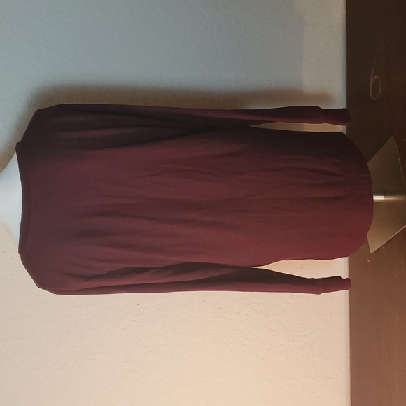 Lucky Brand Burgundy Women's V-Neck Sweater, S/P - Picture 7 of 14